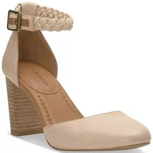 Lucky Brand Kainda Women's Beige Block Heel Sandals